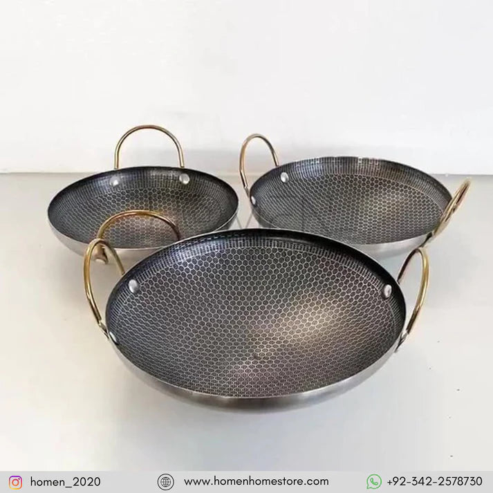 CHEF WOK WITH SPIDER COAT 8 INCH