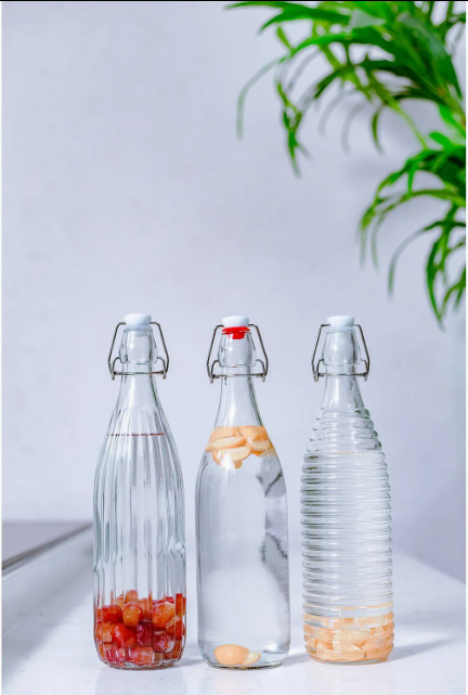 Clip Glass Bottle - 1000 ML