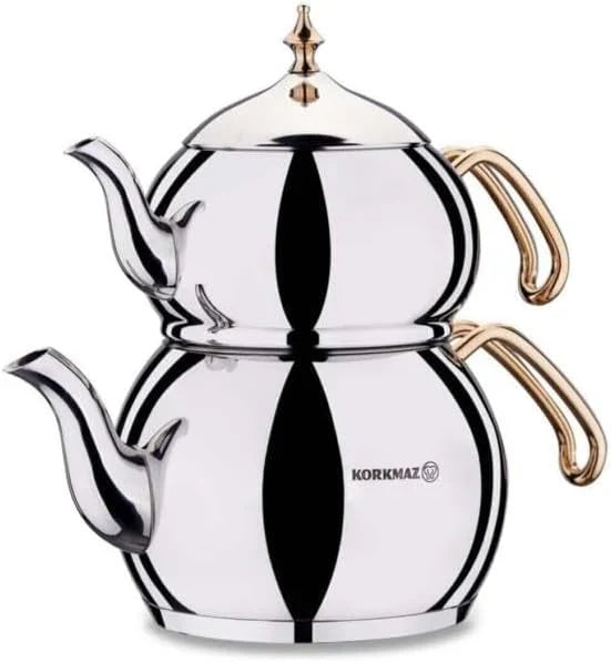KORKMAZ HANEDAN TEAPOT SET (GOLD)