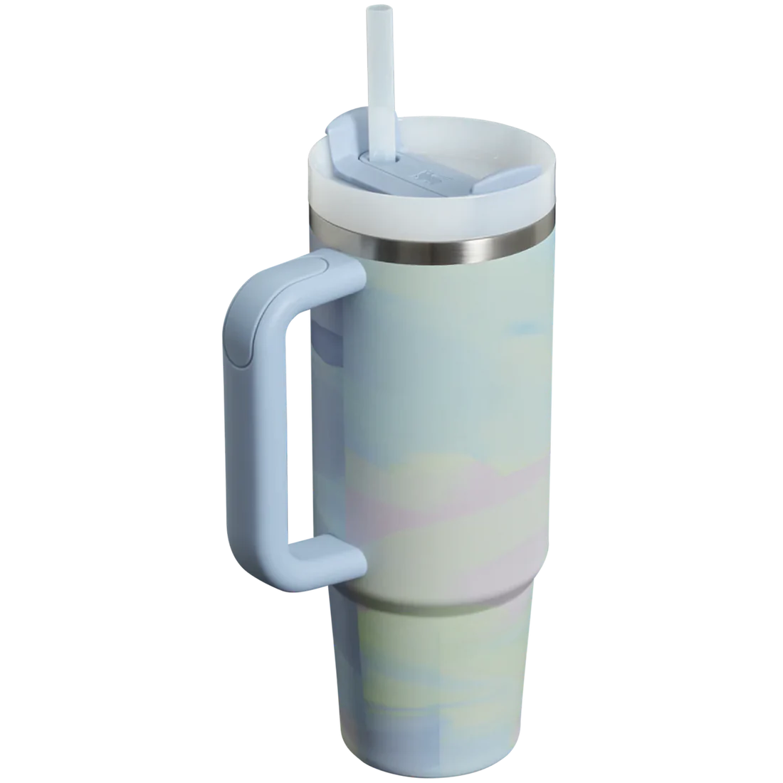 The Cool Serene Brushstroke QUENCHER H2.0 FLOWSTATE™ TUMBLER