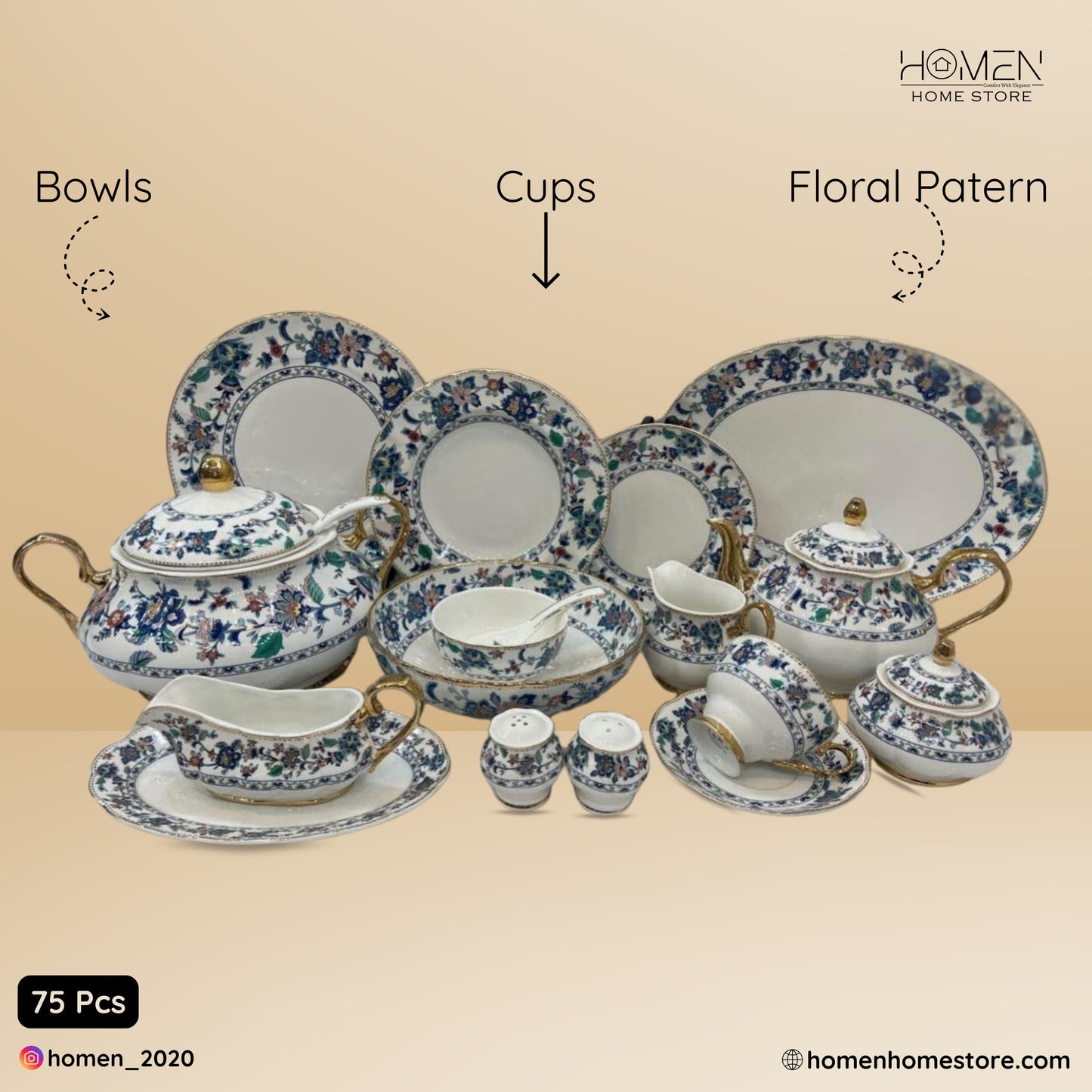 Royal Albert 75 Pcs Dinner Set