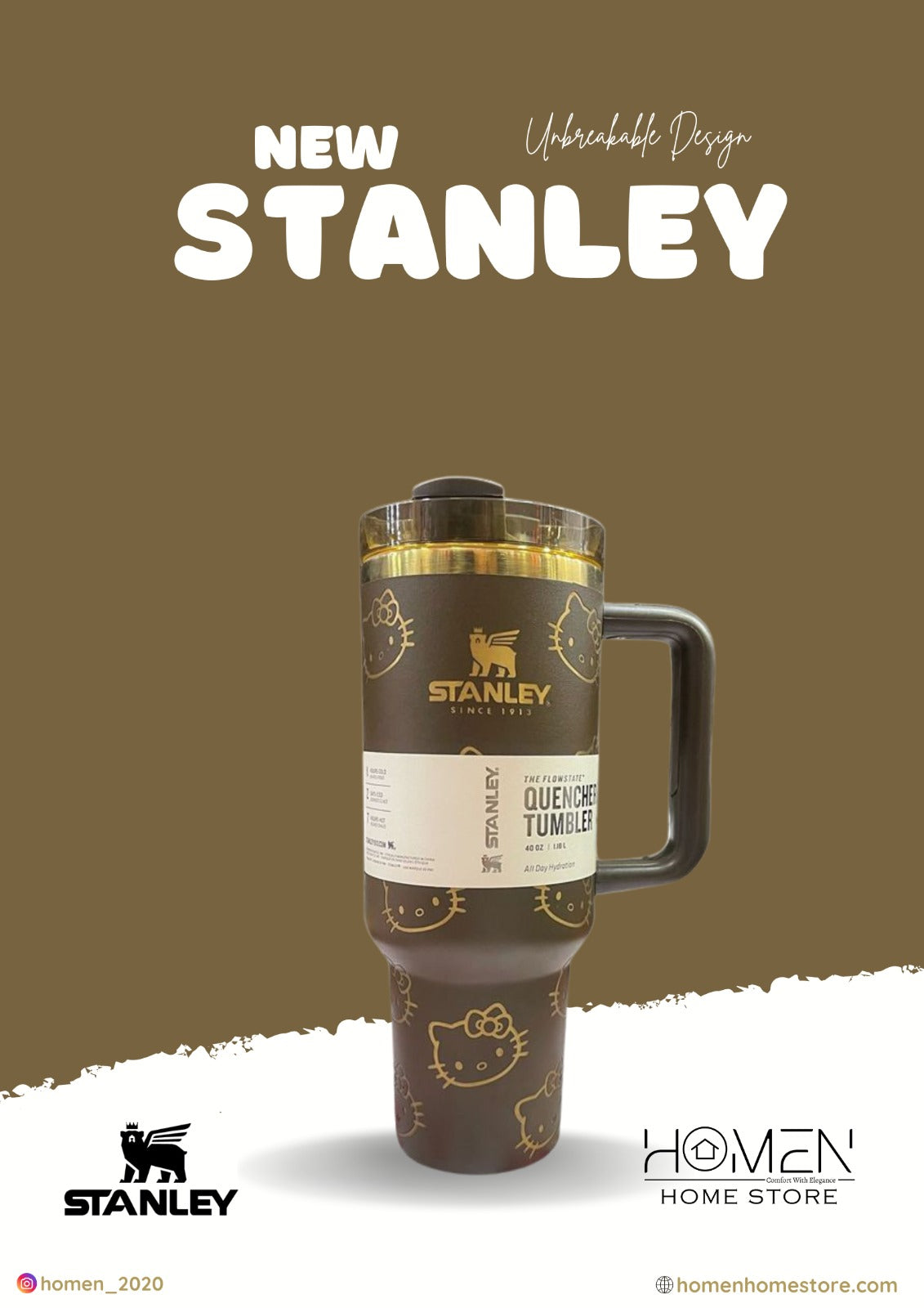 The Hello Kitty Chroma Quencher H2.0 Flow State™ Tumbler | 40 OZ