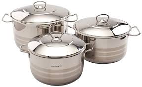 A1888 Mega Plus 6 pcs. Cookware Set 26 / 28 / 32 cm
