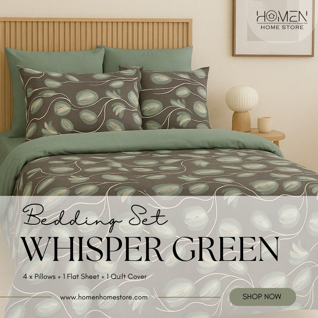WHISPER GREEN BEDDING SET