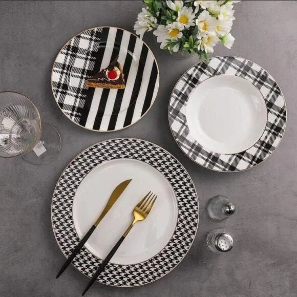 Uk Parliament Porcelain Plate Set- 18 pCS