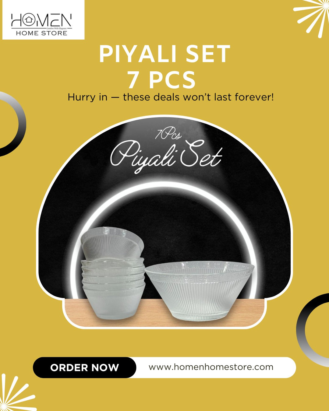 PIYALI SET 7 PCS