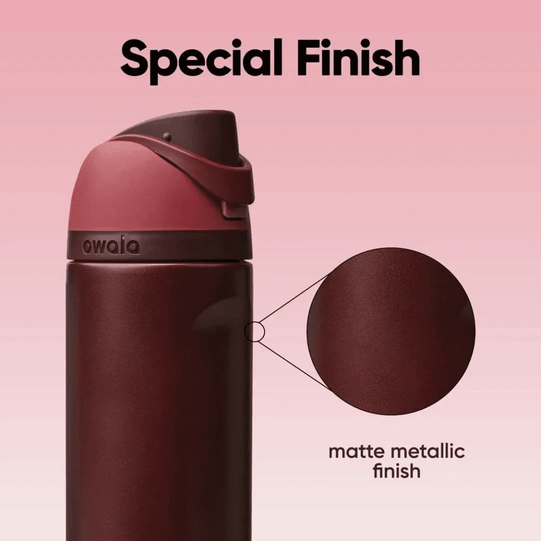 Owala FreeSip® Sway | 30 Oz | Black Cherry
