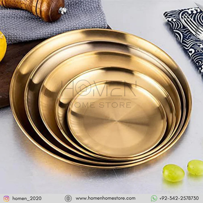 GOLDEN TRAY ROUND_55cm