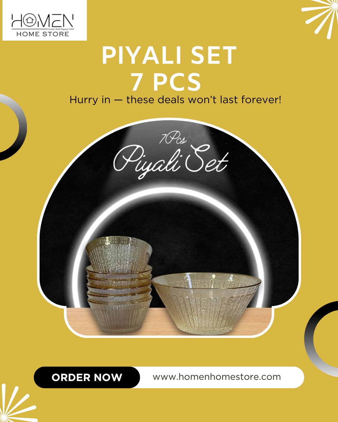 PIYALI SET 7 PCS
