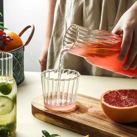 Glass Carafe Tumbler 2 pcs