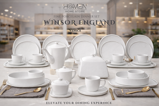 Winsor England Fine Porcelain Dinner Set - Venice