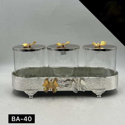 3 Pcs Candy Jar Set
