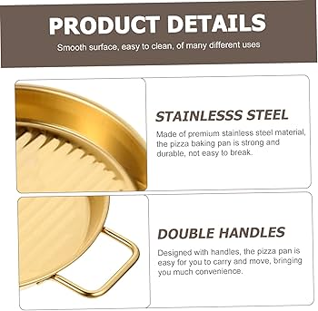 Elegant Serving Platter With Golden Coating