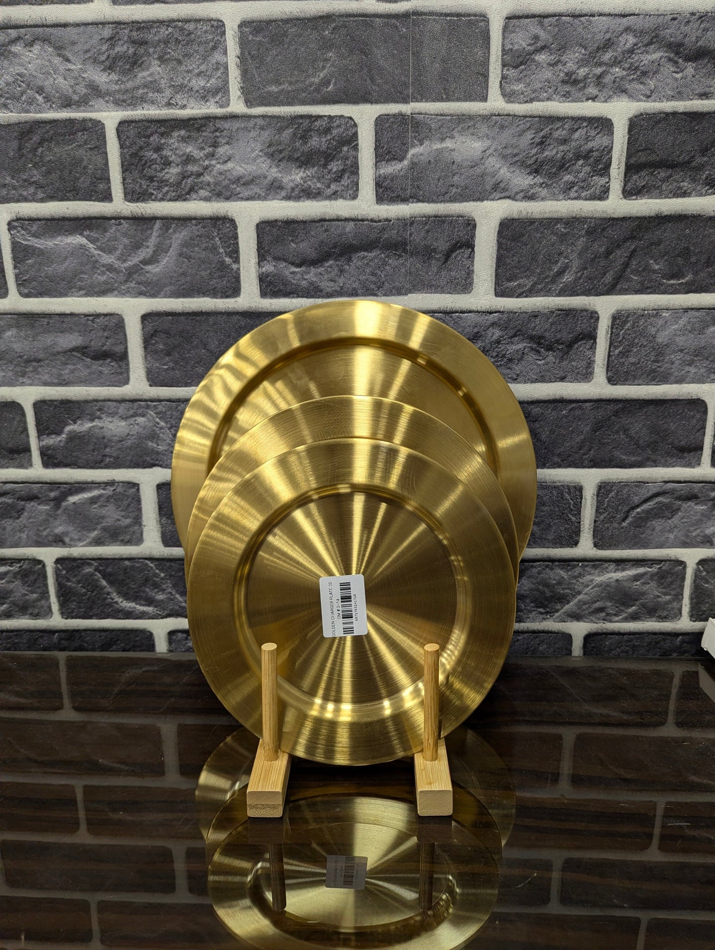 Golden Charger Plate