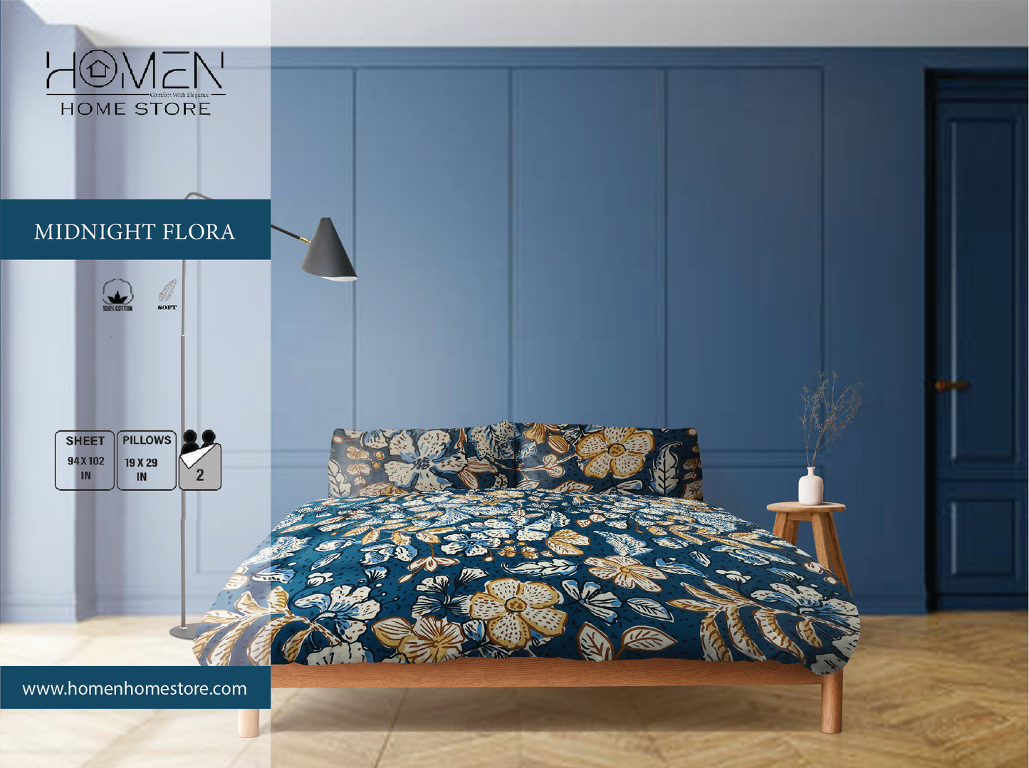 Midnight Flora - Duvet Set
