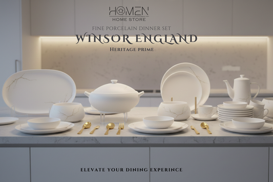 Winsor England Fine Porcelain Dinner Set - Heritage Prime