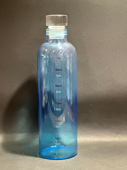 Time Marker Glass Bottle