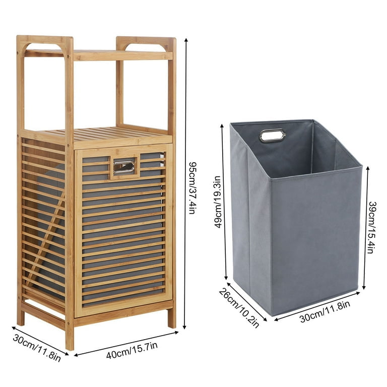 Multipurpose Bamboo Laundry Basket