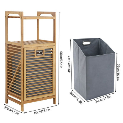 Multipurpose Bamboo Laundry Basket