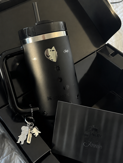 Stanley 1913 x Jennie Quencher H2.0 Flowstate™ Tumbler | 40 Oz | Petal to the Metal