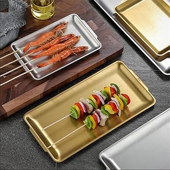 Golden Tray Rectangle