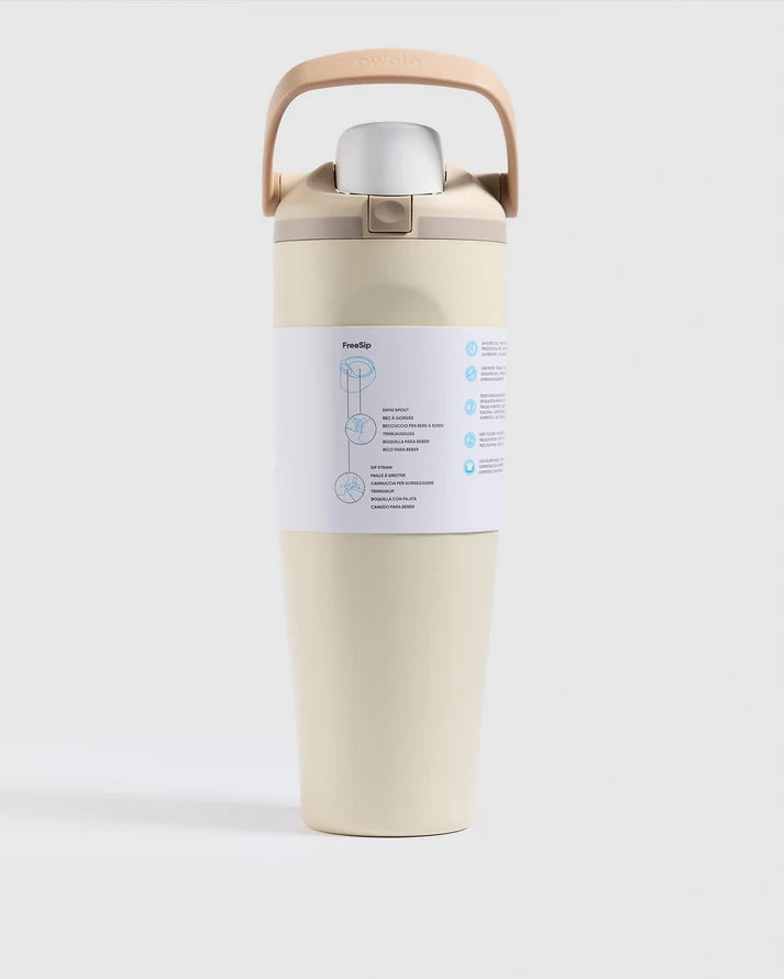 Owala FreeSip Sway Insulated Stainless Steel Tumbler – Lightly Toasted | 30oz