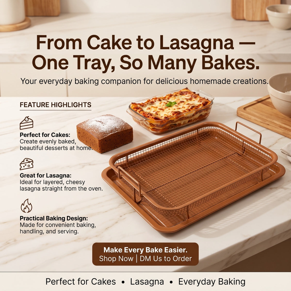 2 Piece Crispy Tray Set