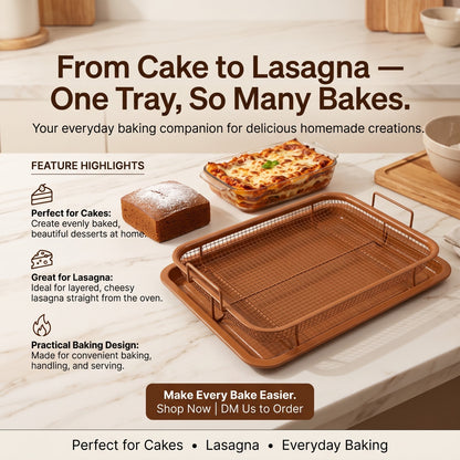 2 Piece Crispy Tray Set