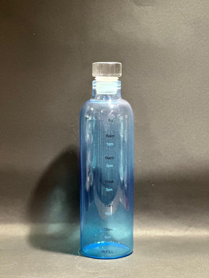 Time Marker Glass Bottle