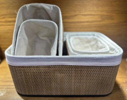 Multipurpose Bamboo Basket Sets