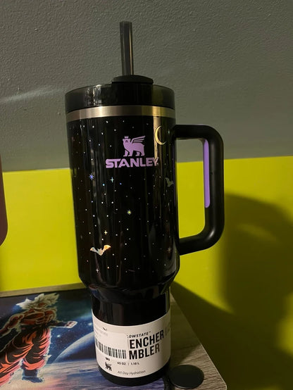Stanley Halloween H2.0 Flowstate Quencher Tumbler 40OZ |Spellcast Black