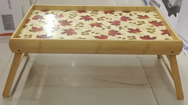 WOODEN BED TRAY PRINTED