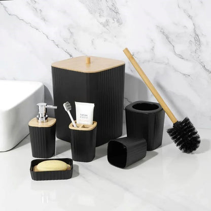 Acrylic Bathroom Set - 6 pcs