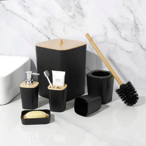 Acrylic Bathroom Set - 6 pcs