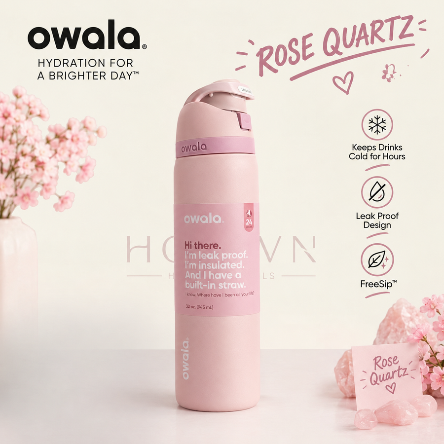 Owala FreeSip® | 32 Oz | ROSE QUARTZ