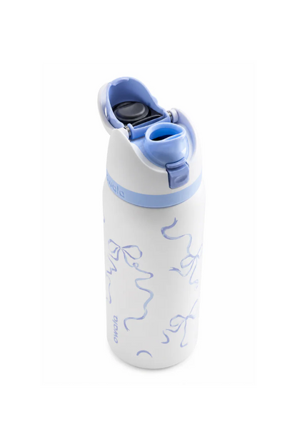 Owala Blue Ribbon Edition Insulated Water Bottle – 32oz (946ml) | Leak-Proof Stainless Steel Bottle with Built-in Straw
