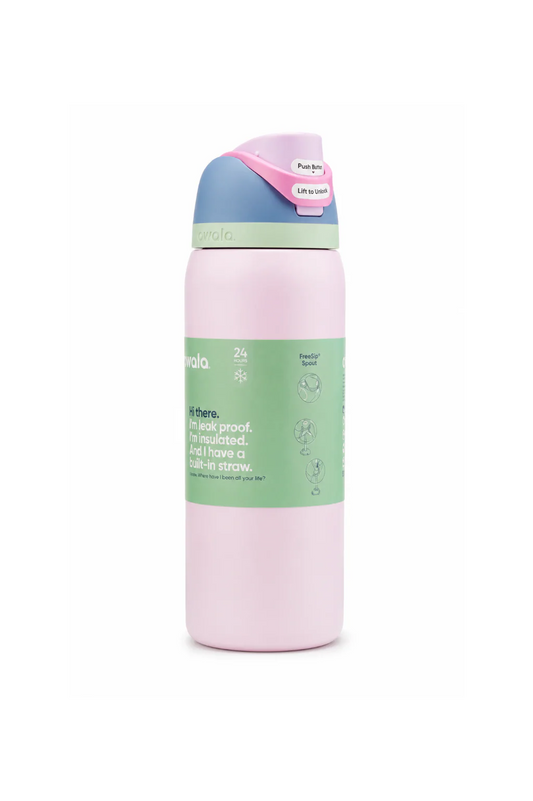Owala Free Sports Edition Insulated Water Bottle – 32oz (946ml) | Leak-Proof Stainless Steel Bottle with Built-in Straw