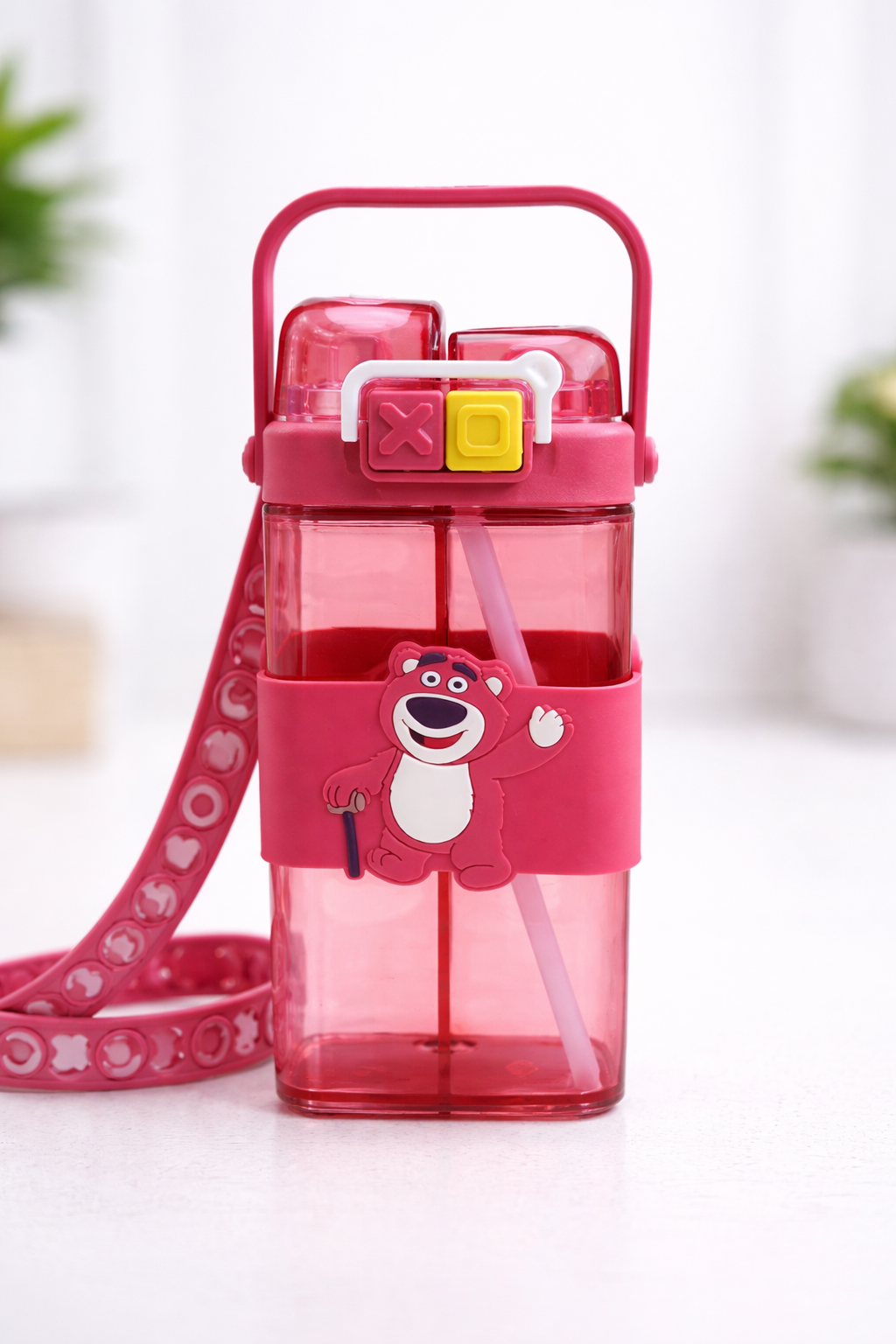 Kids Double Sipper Water Bottle – Leakproof