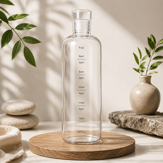 Glass Bottles with Time Marker
