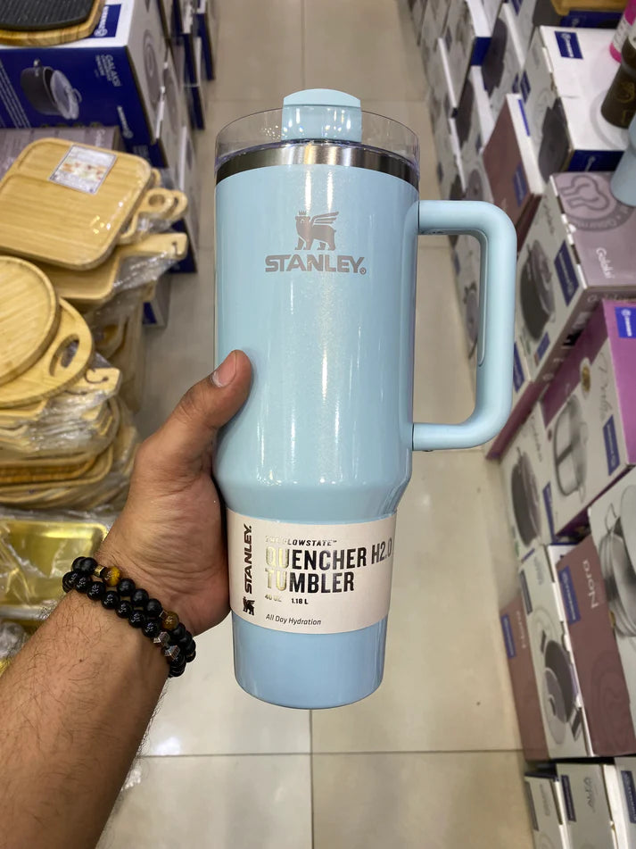The Shinny Light Blue Quencher H2.0 Flow State Tumbler | 40 OZ