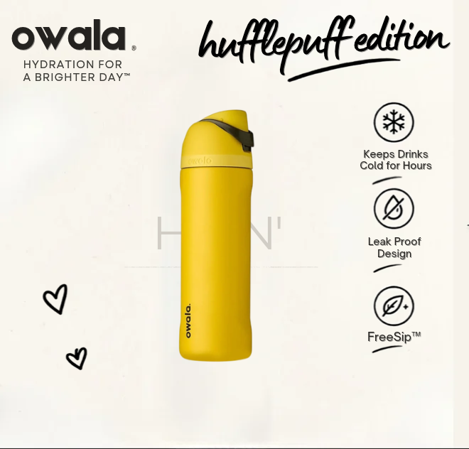 Owala freesip hufflepuff edition 24oz