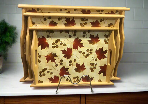 Bamboo Wooden Tray’s Set