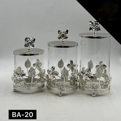 3 Pcs Candy Jar Set