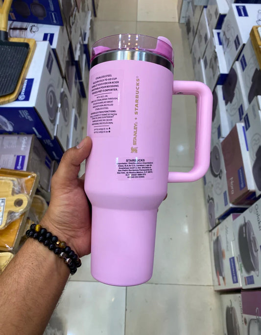 The Starbucks X Quencher H2.0 Flowstate Tumbler Baby Pink