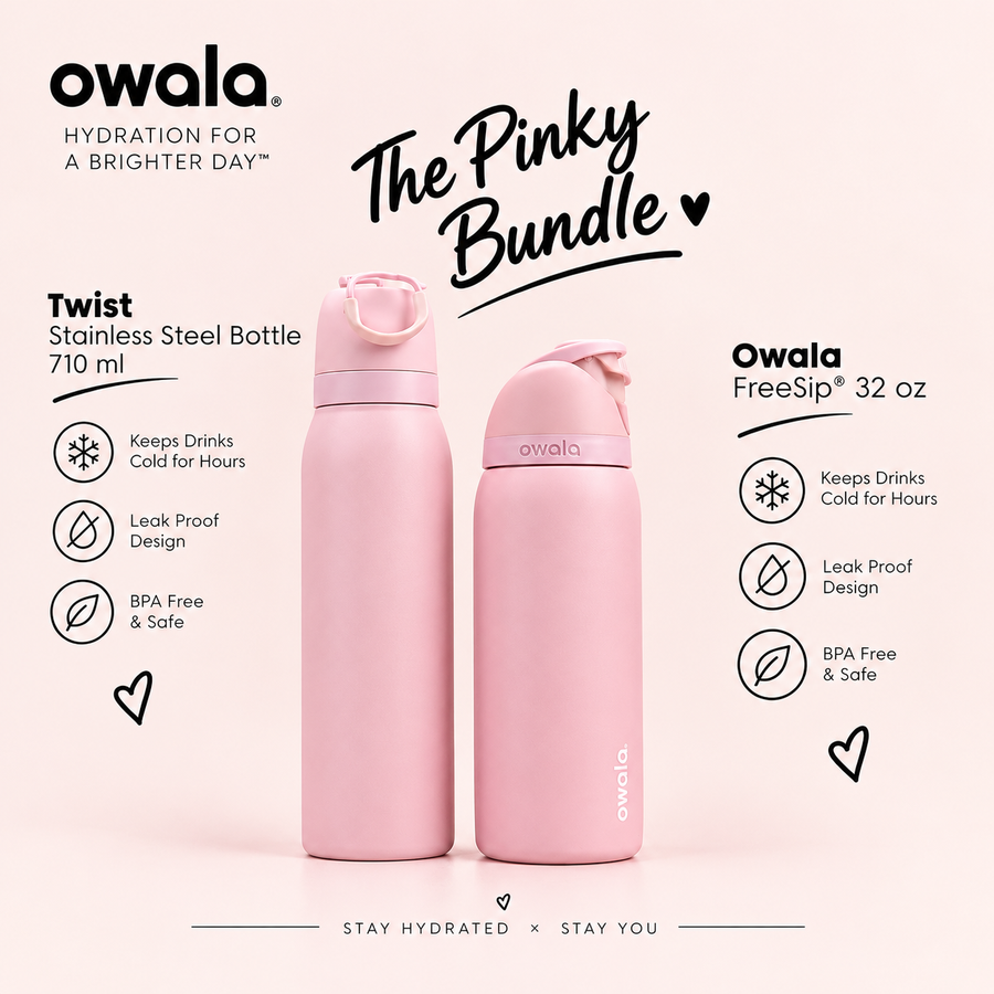Owala FreeSip® | 32 Oz | ROSE QUARTZ