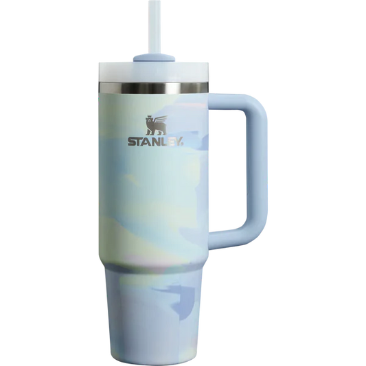 The Cool Serene Brushstroke QUENCHER H2.0 FLOWSTATE™ TUMBLER
