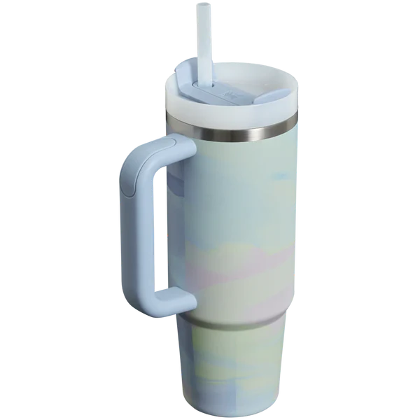 The Cool Serene Brushstroke QUENCHER H2.0 FLOWSTATE™ TUMBLER