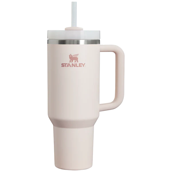 The Rose Quartz 2.o Quencher H2.0 Flow State™ Tumbler | 40 OZ