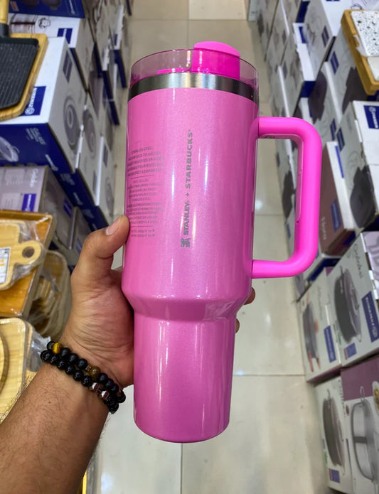 The Starbucks X Quencher H2.0 Flowstate Tumbler Pink