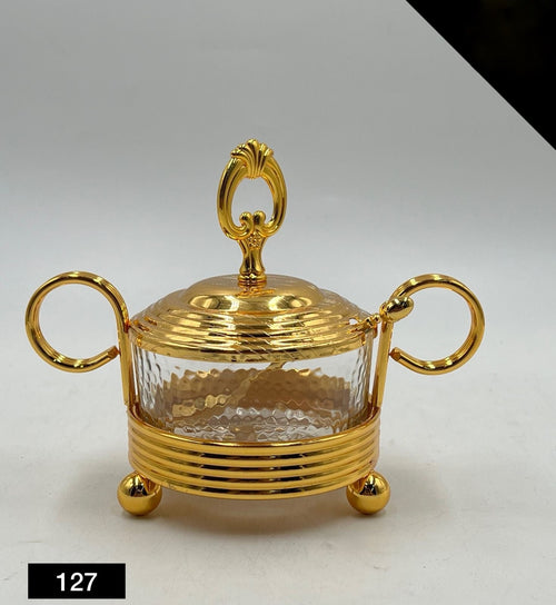 Luxury Golden Suger Pot set
